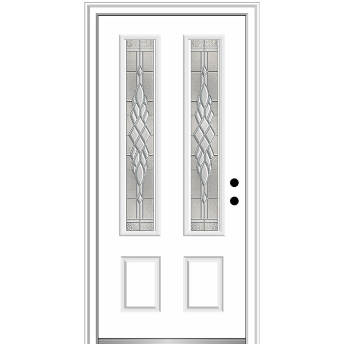 Verona Home Design Grace Painted Both Sides The Same 2-3/4 Lite 2-Panel